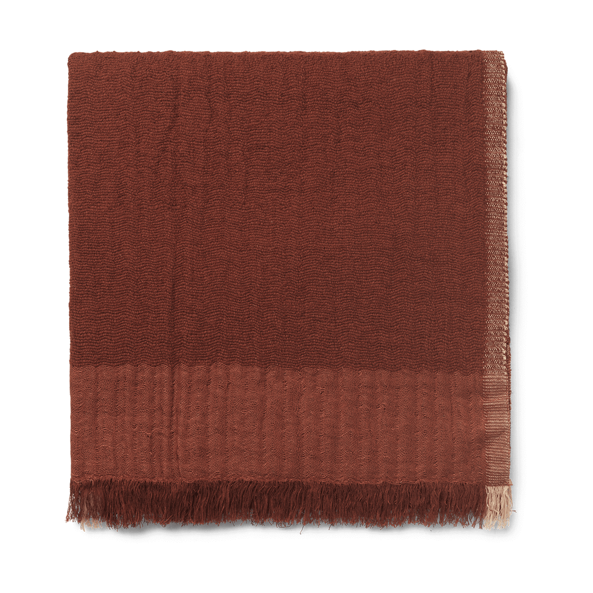 Ferm Living Weaver Plaid 120x170 cm Red Brown