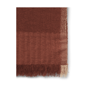 Weaver Plaid 120x170 cm - Red Brown - ferm LIVING