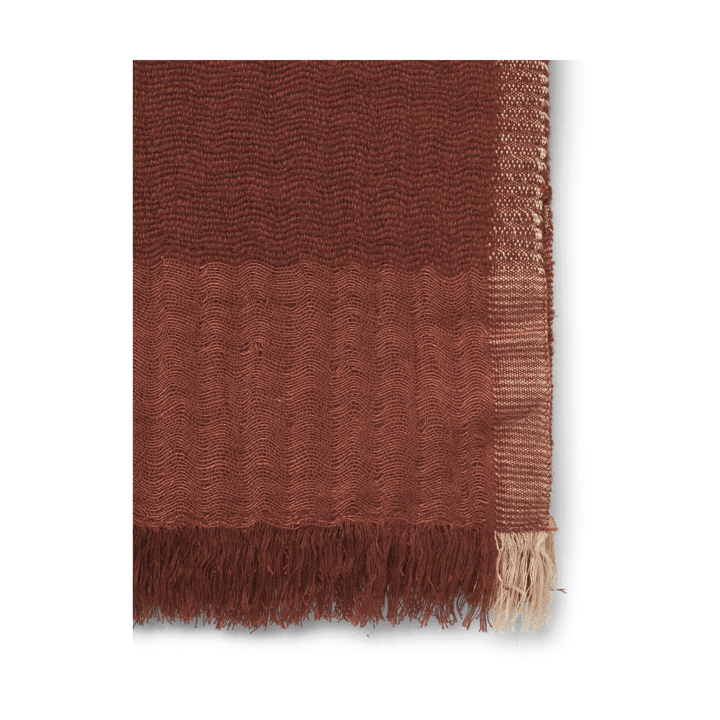 Weaver Plaid 120x170 cm, Red Brown Ferm Living