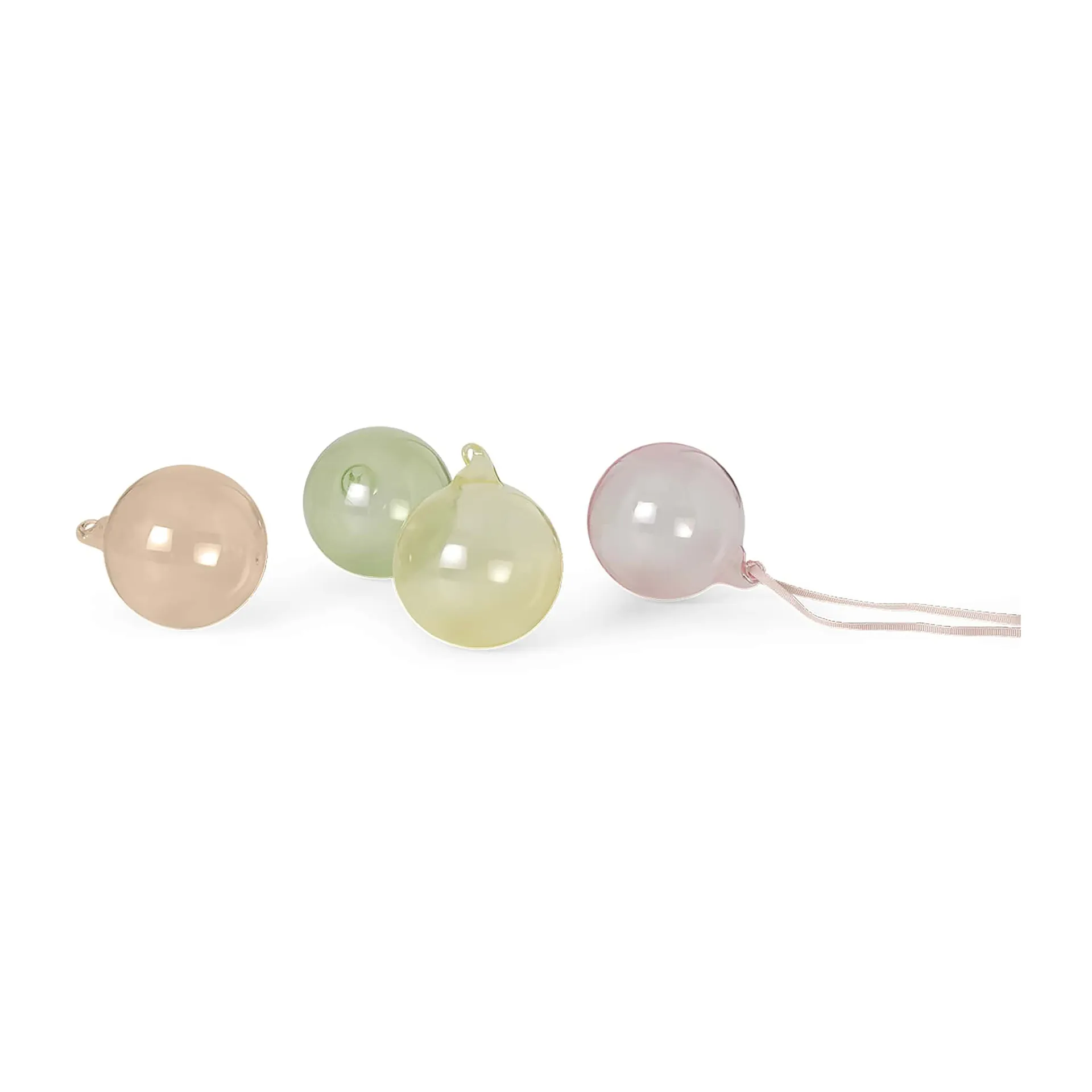 Weihnachtskugel Medium 4er-Pack, Mixed light Ferm Living