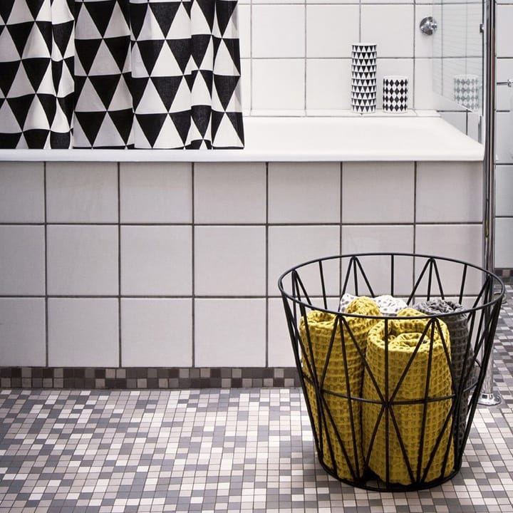 Wire Basket Korb schwarz, Klein 40 x 35cm Ferm Living