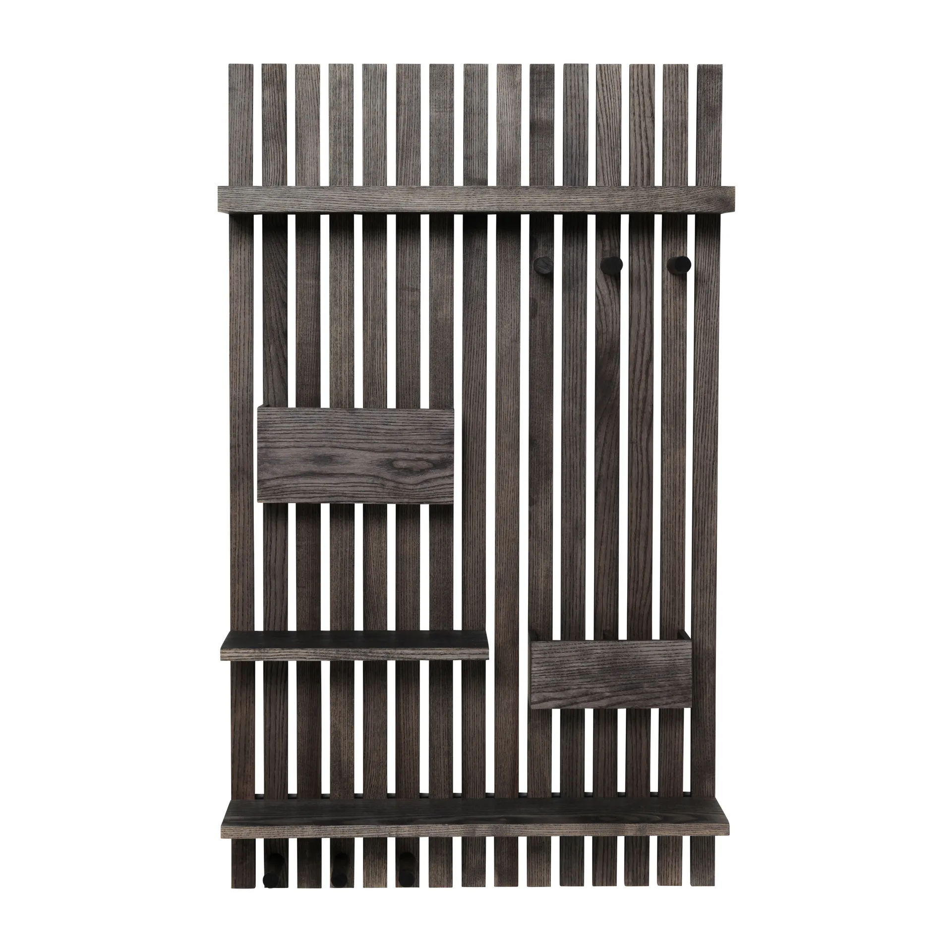 Wooden multi shelf Wandregal, Eiche dunkel gebeizt Ferm Living