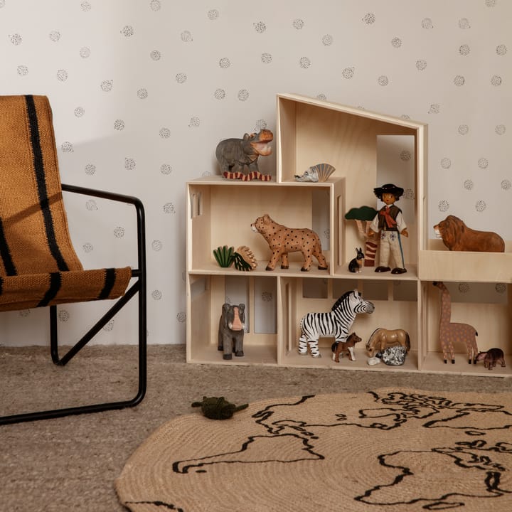 World Juteteppich small, Beige Ferm Living