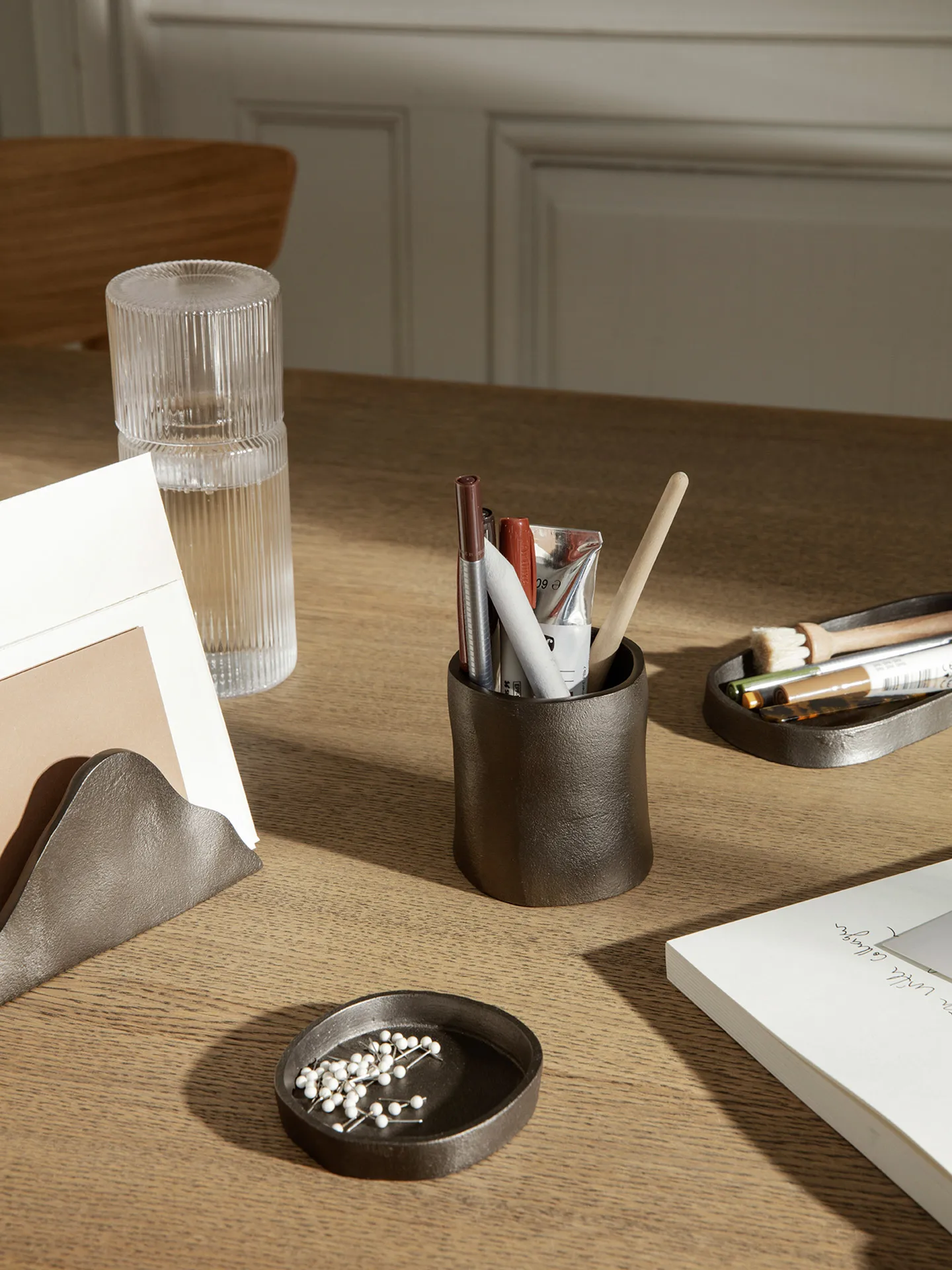 YamaStifthalter small Ø7,8cm, Aluminium geschwärzt Ferm Living