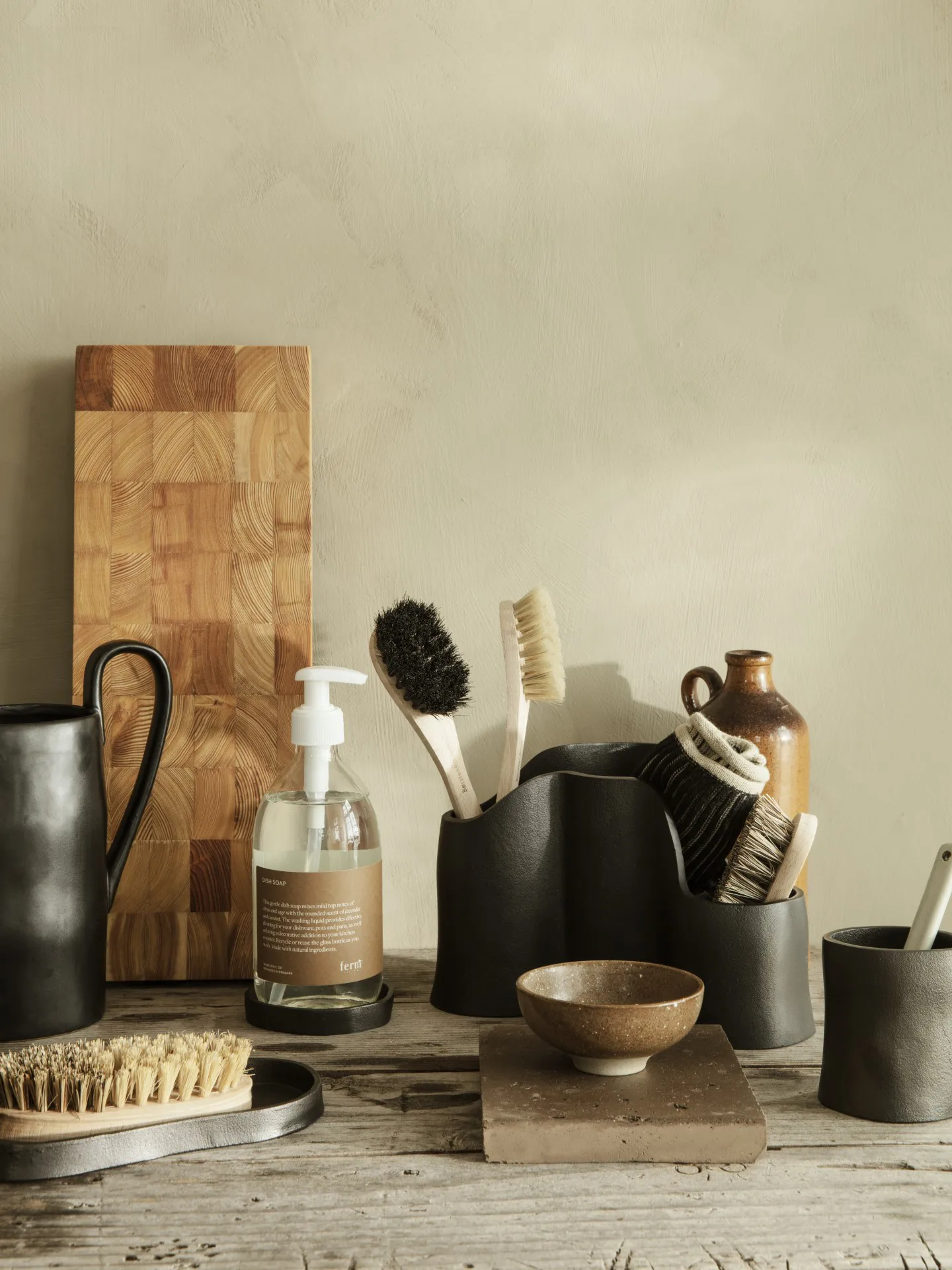 YamaStifthalter small Ø7,8cm, Aluminium geschwärzt Ferm Living