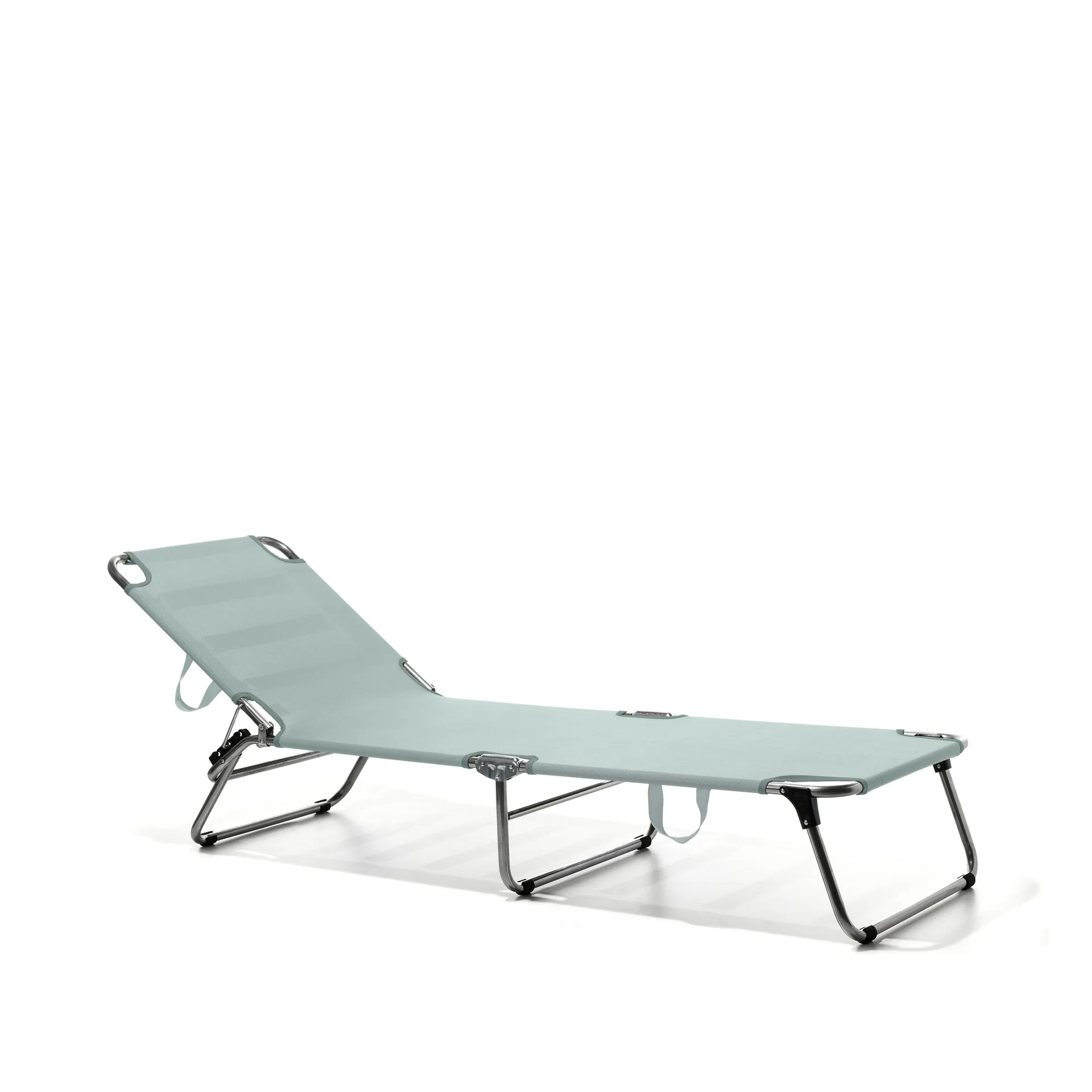 Amigo Sonnenliege, Stoff Sage green-Aluminium Fiam