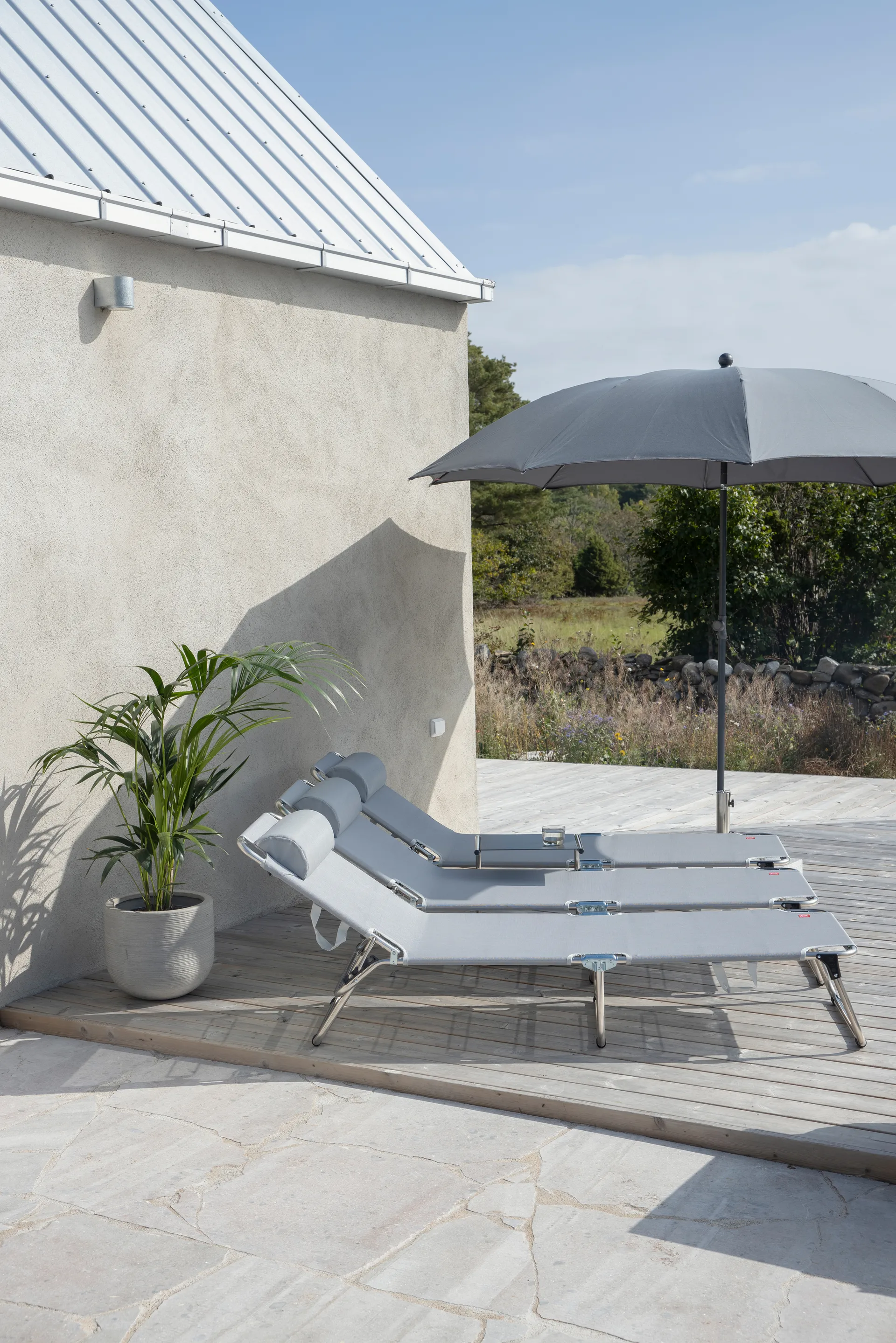 Amigo/Samba Nackenkissen, Textaline grey Fiam