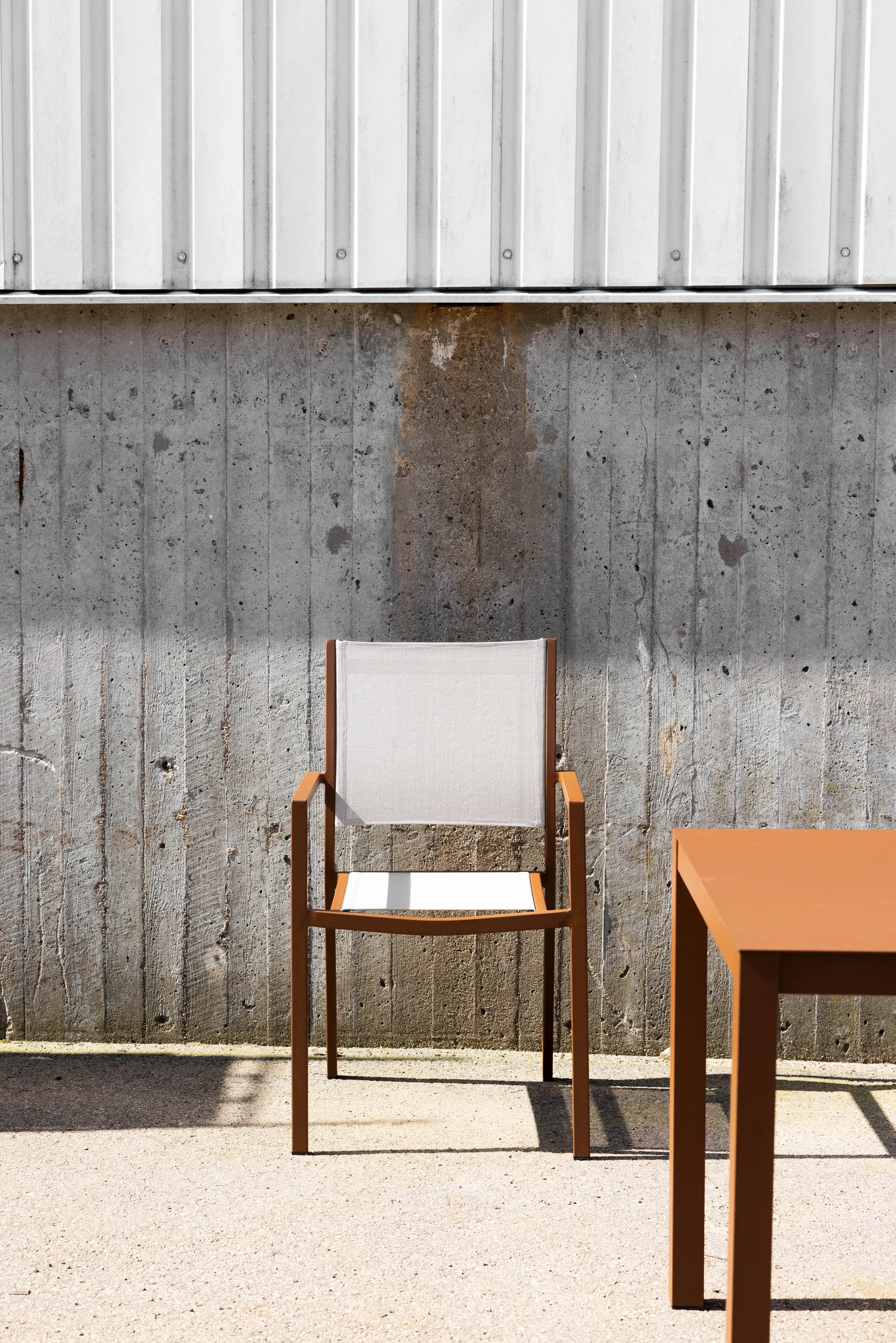 Aria Stuhl, Rust-taupe Fiam