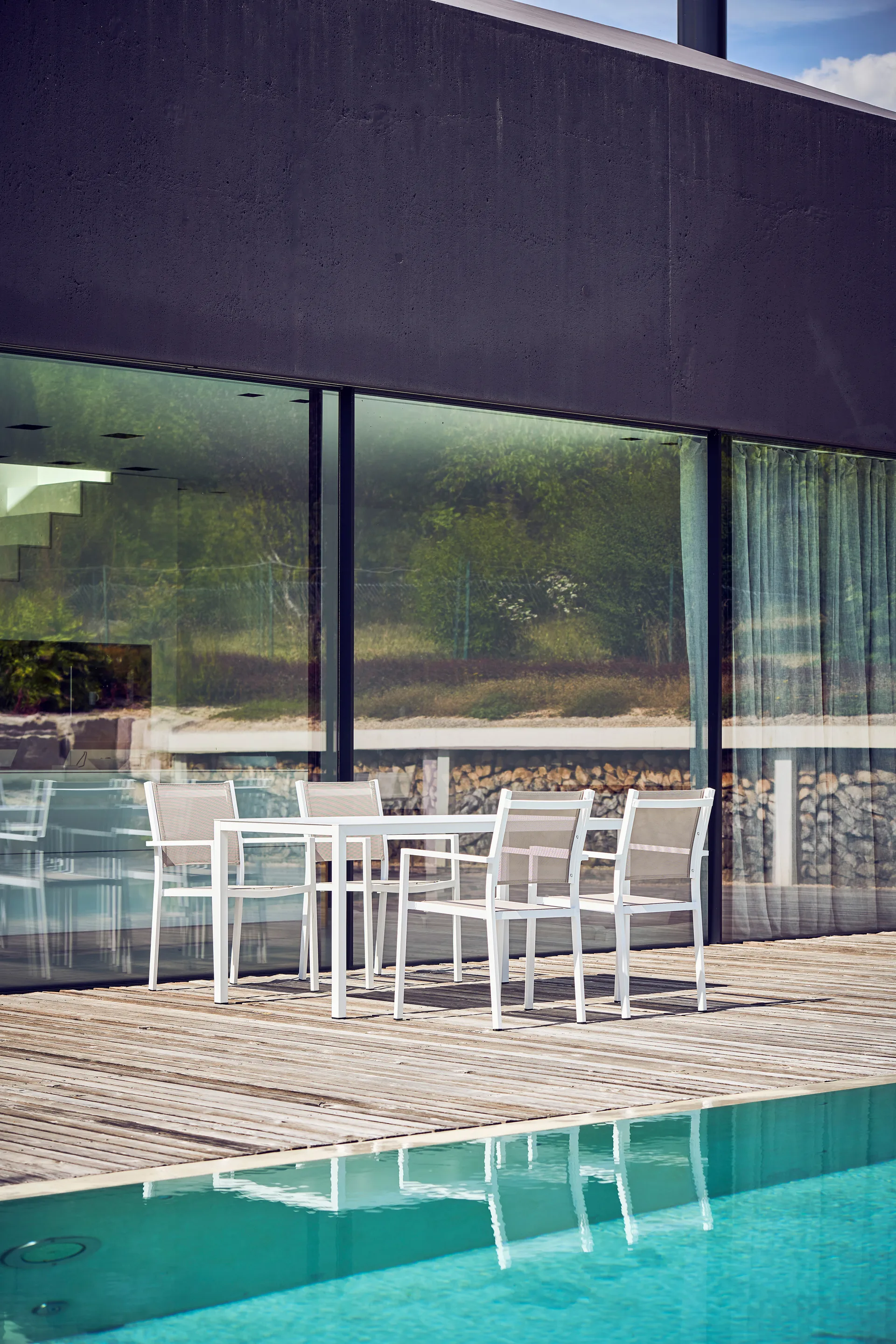 Aria Stuhl, White Fiam