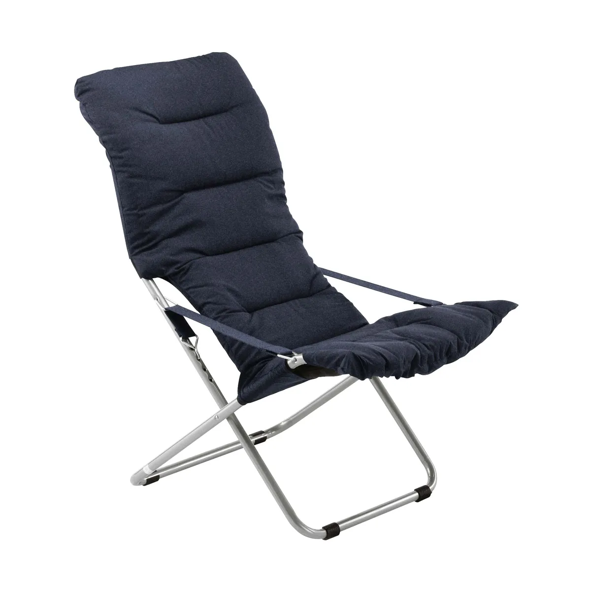 Fiam Fiesta Soft Sonnenliege Stoff navy, Aluminiumgestell