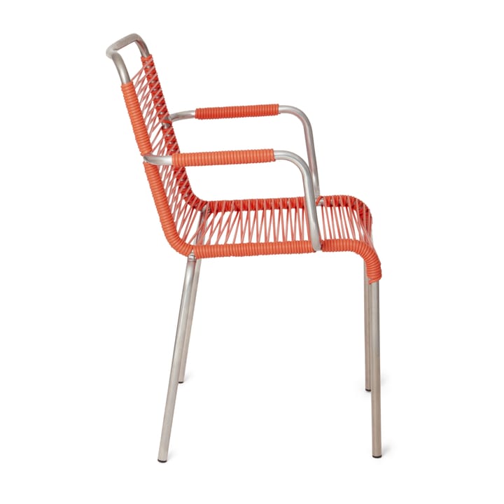 Mya Armlehnenstuhl Aluminium, Orange Fiam
