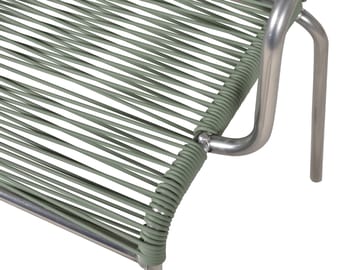 Mya Armlehnenstuhl Aluminium - Sage green - Fiam