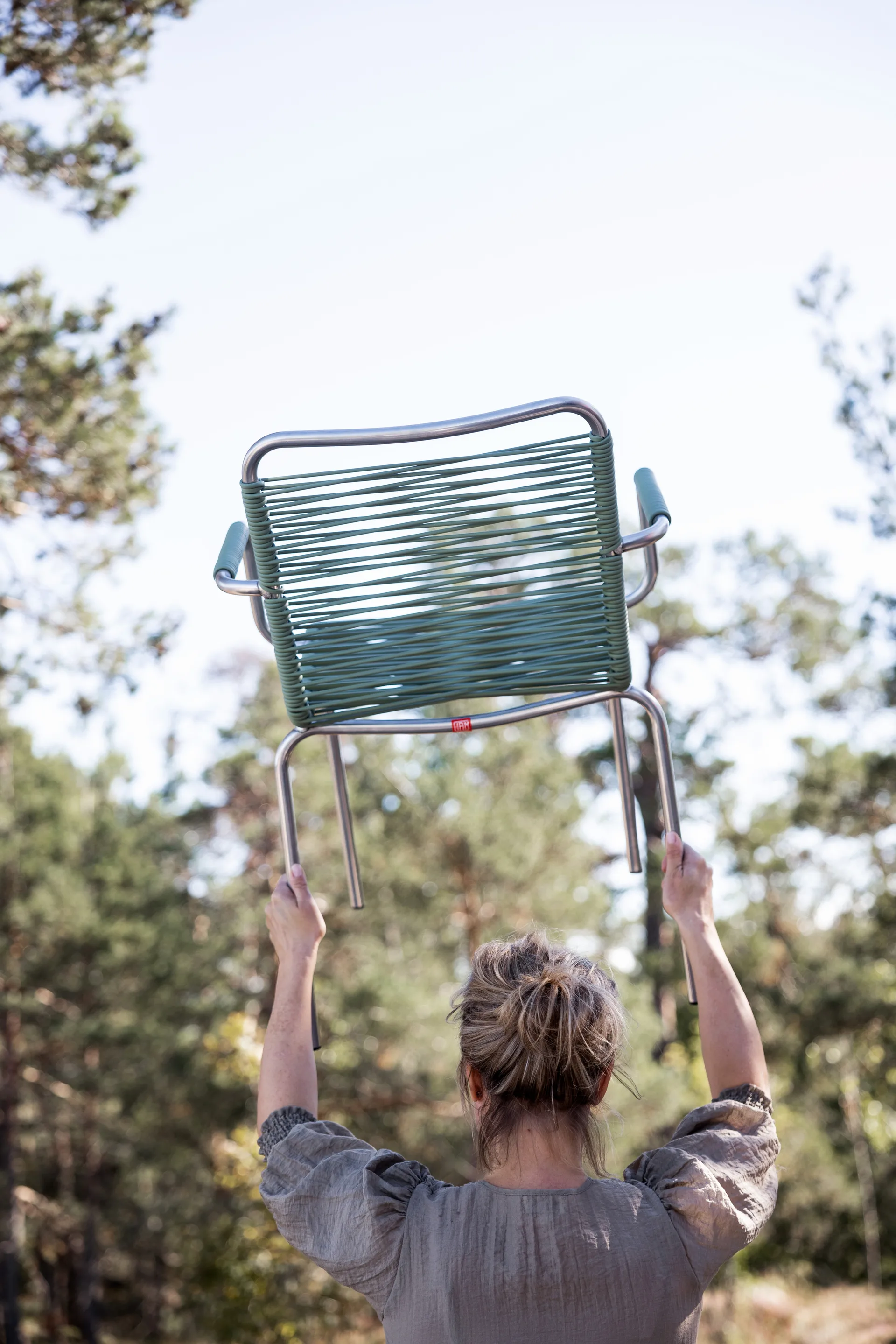 Mya Lounge Armlehnstuhl, Sage Green Fiam