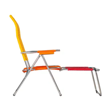 Spaghetti Sonnenliege mit Fußstütze - Multi-gelb - Fiam