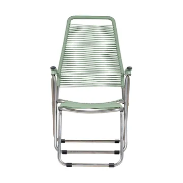 Spaghetti Sonnenliege mit Fußstütze - Sage green - Fiam