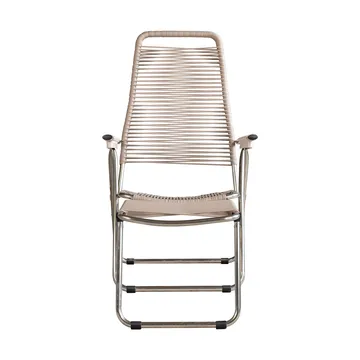 Spaghetti Sonnenliege mit Fußstütze - Taupe - Fiam