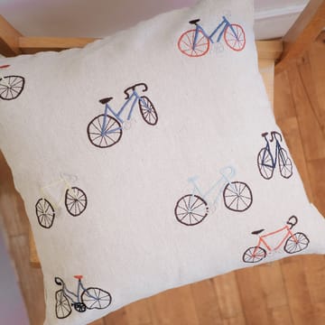 Bicycles Kissenbezug 48 x 48cm - Beige - Fine Little Day