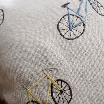 Bicycles Kissenbezug 48 x 48cm - Beige - Fine Little Day