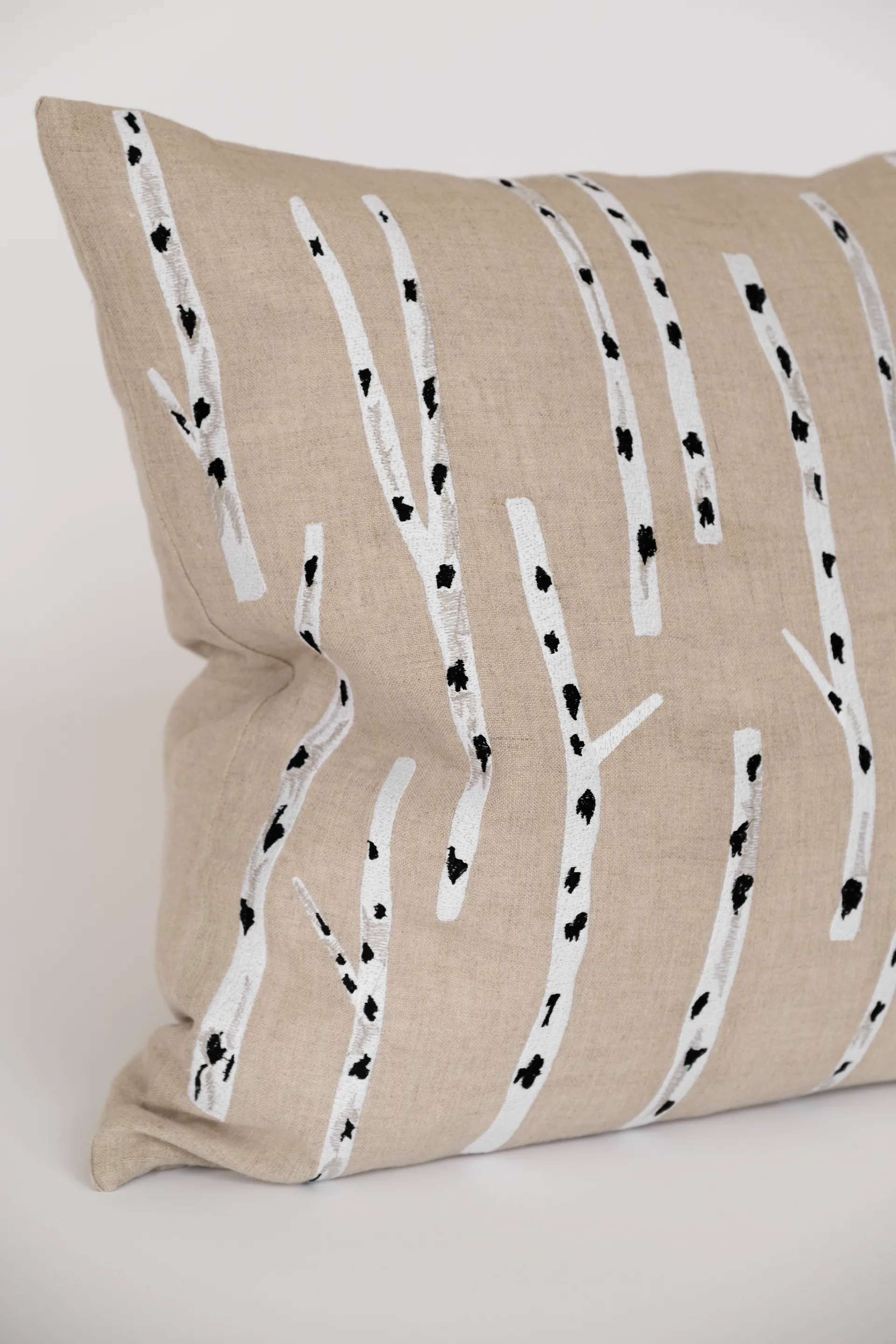 Birch Kissenbezug 48x48 cm, Natur Fine Little Day