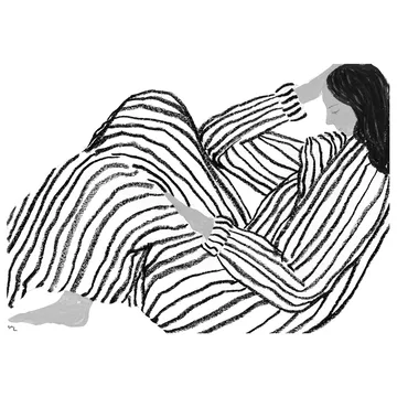 Bored Poster - 70 x 100cm - Fine Little Day