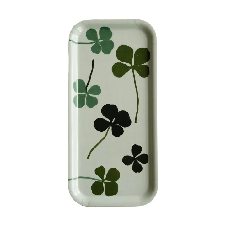 Clover Tablett - Grün, 13x27 cm - Fine Little Day