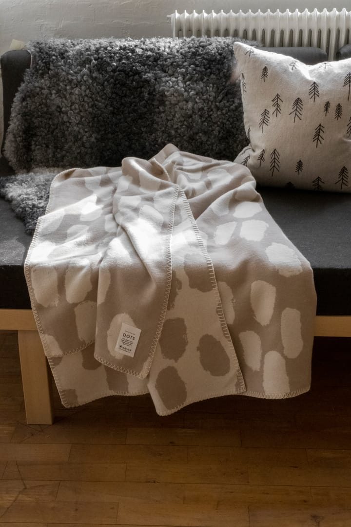 Dots Decke 140 x 180cm, Beige Fine Little Day