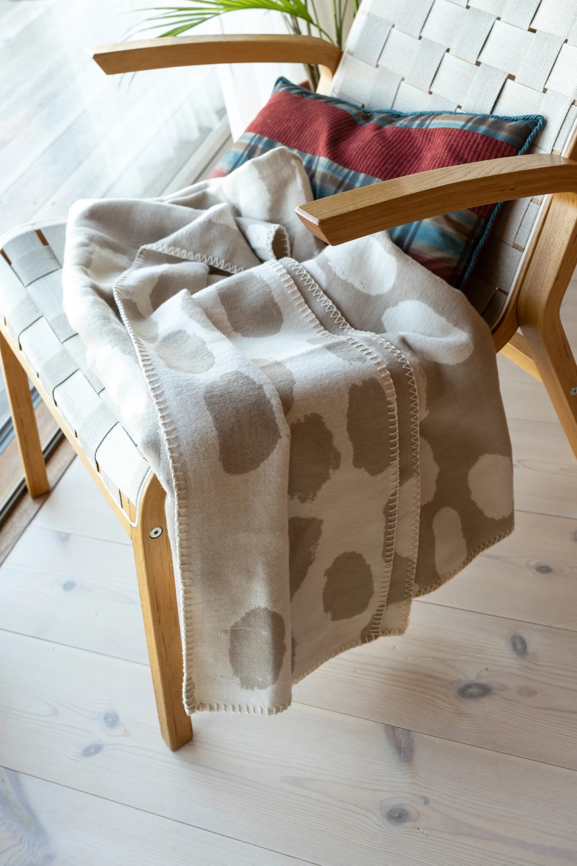 Dots Decke 140 x 180cm, Beige Fine Little Day