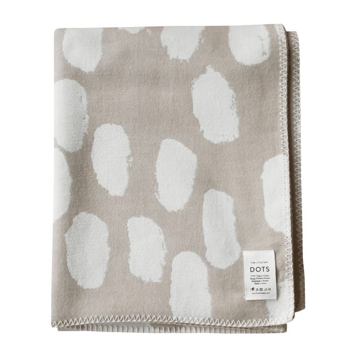 Dots Decke 140 x 180cm, Beige Fine Little Day