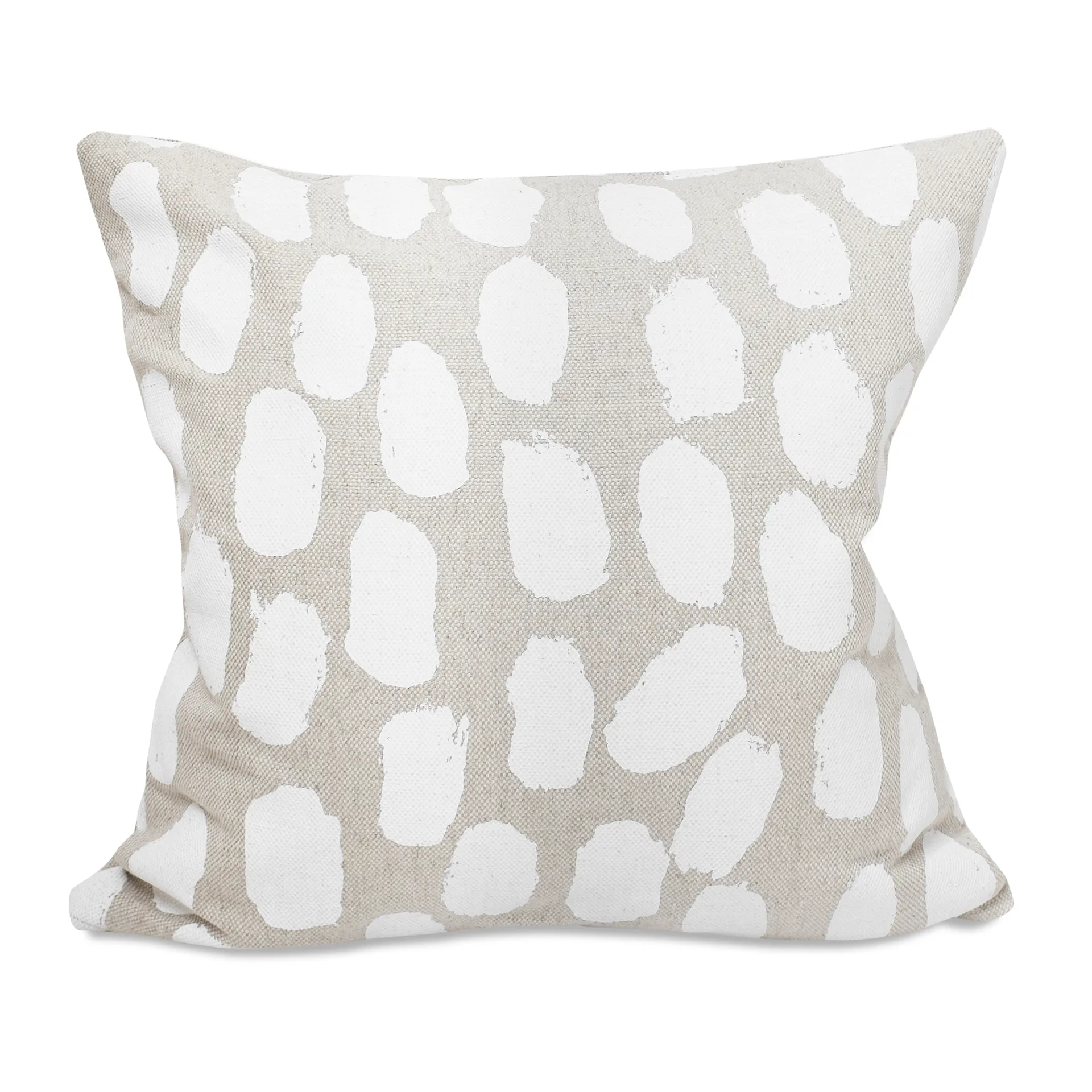 Dots Kissenbezug 48 x 48cm, Beige-weiß Fine Little Day