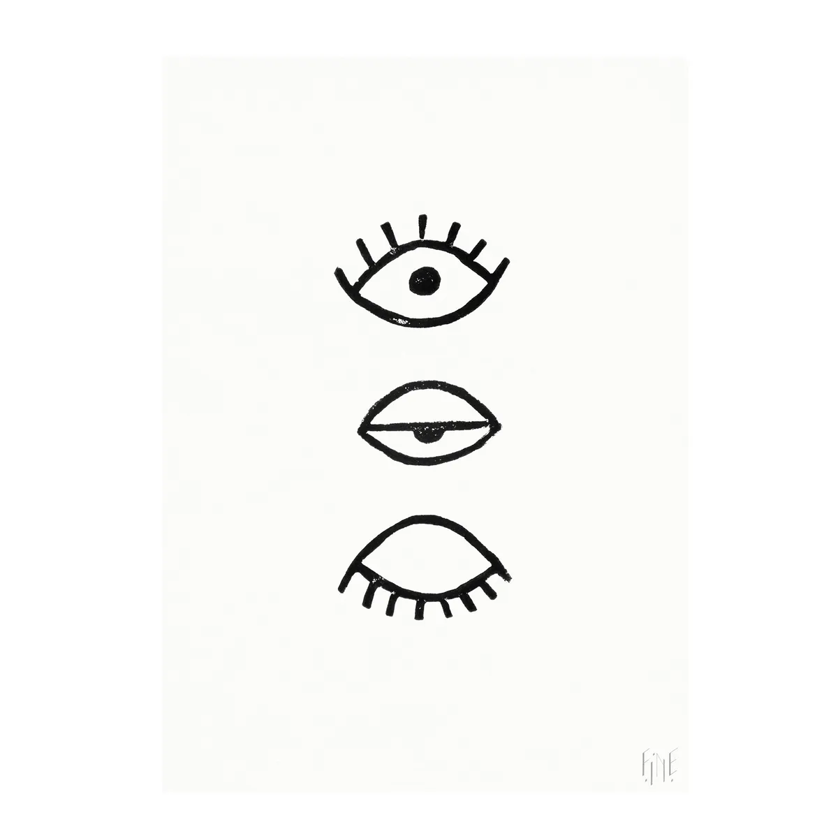 Fine Little Day Eye Eye Poster 50 x 70cm