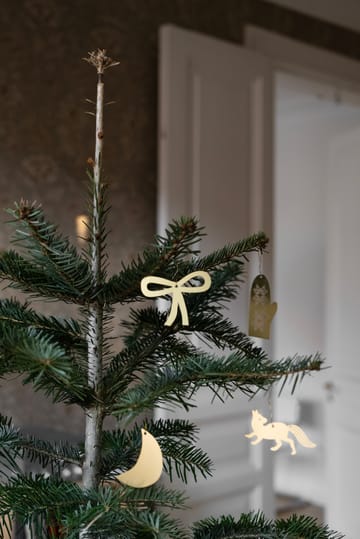 Fine Little Day Weihnachtsbaumanhänger Bow - Messing - Fine Little Day