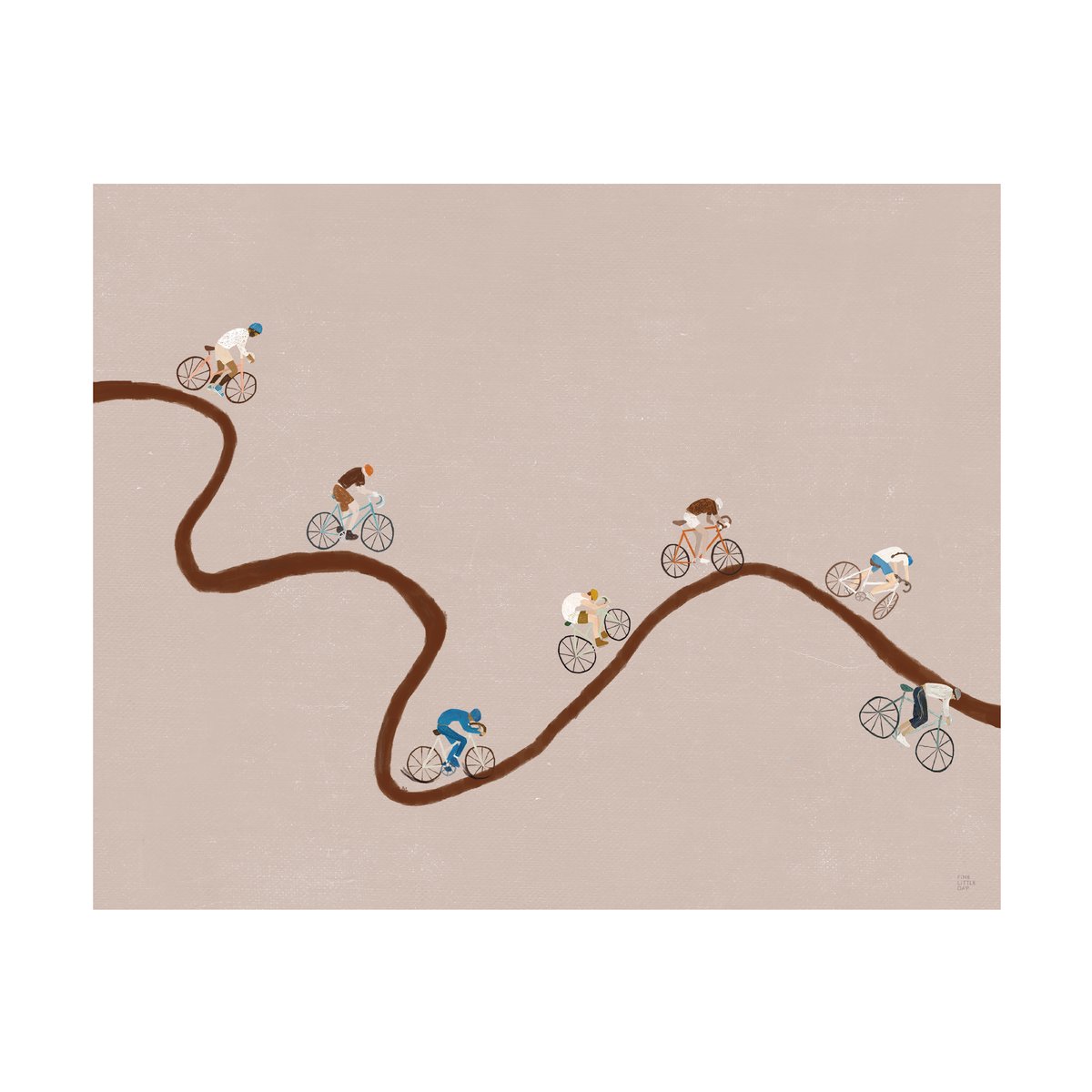 Fine Little Day Giro Poster Beige, 40x40 cm