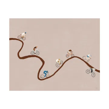 Giro Poster - Beige, 50x40 cm - Fine Little Day