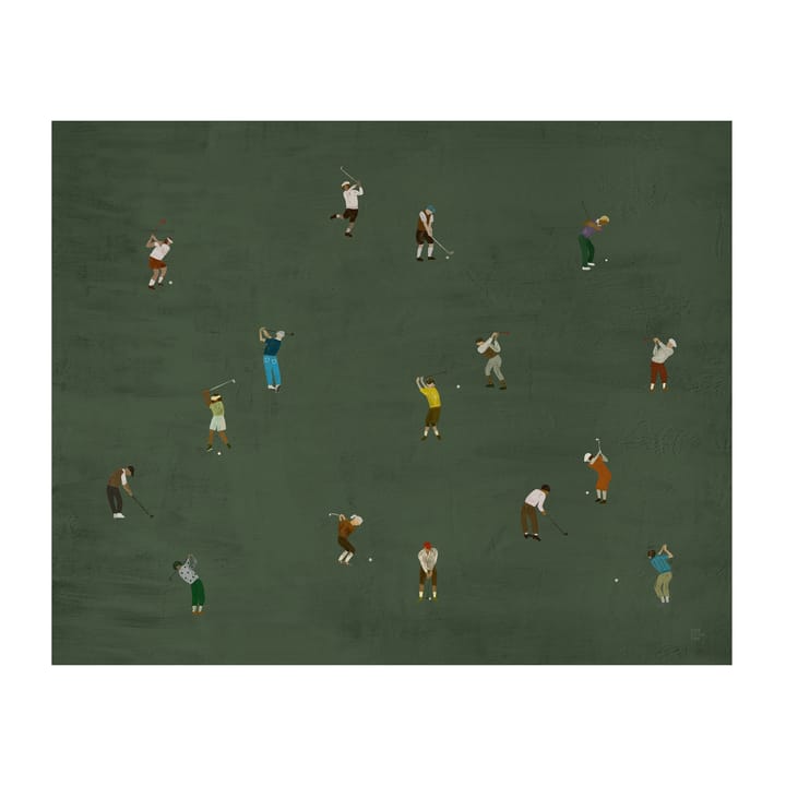 Golfers Poster - 40 x 50cm - Fine Little Day