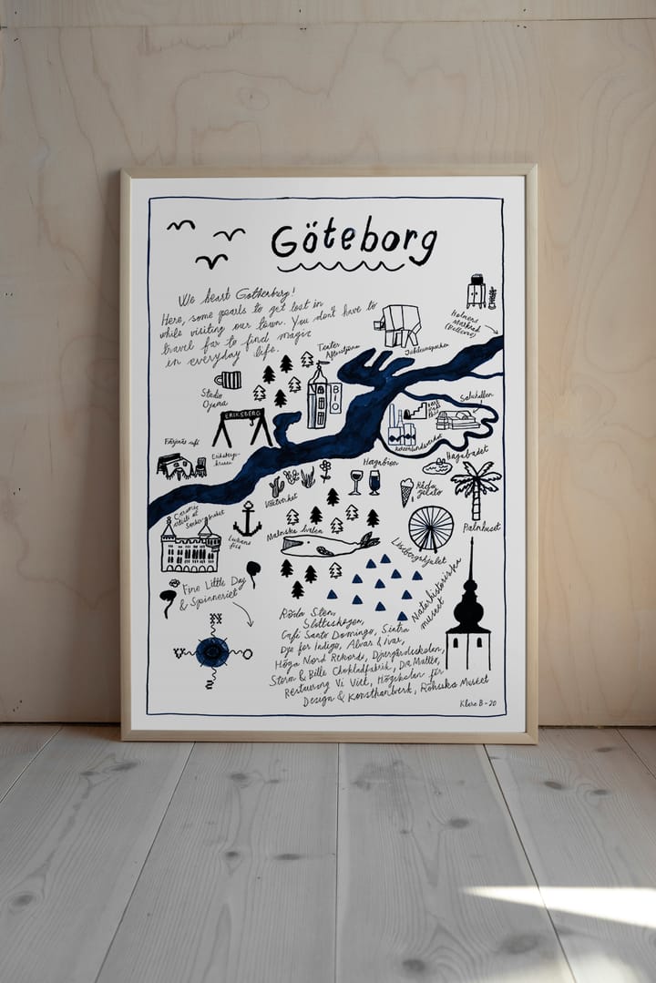 Göteborg Poster - 50 x 70cm - Fine Little Day