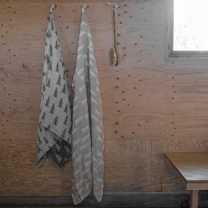 Gran Jacquard gewebtes Handtuch 90 x 139cm - Schwarz-weiß - Fine Little Day