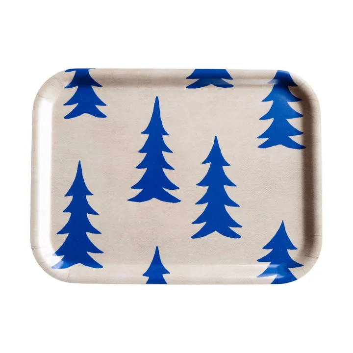 Gran Tablett 20 x 27cm - Natur-Blau - Fine Little Day