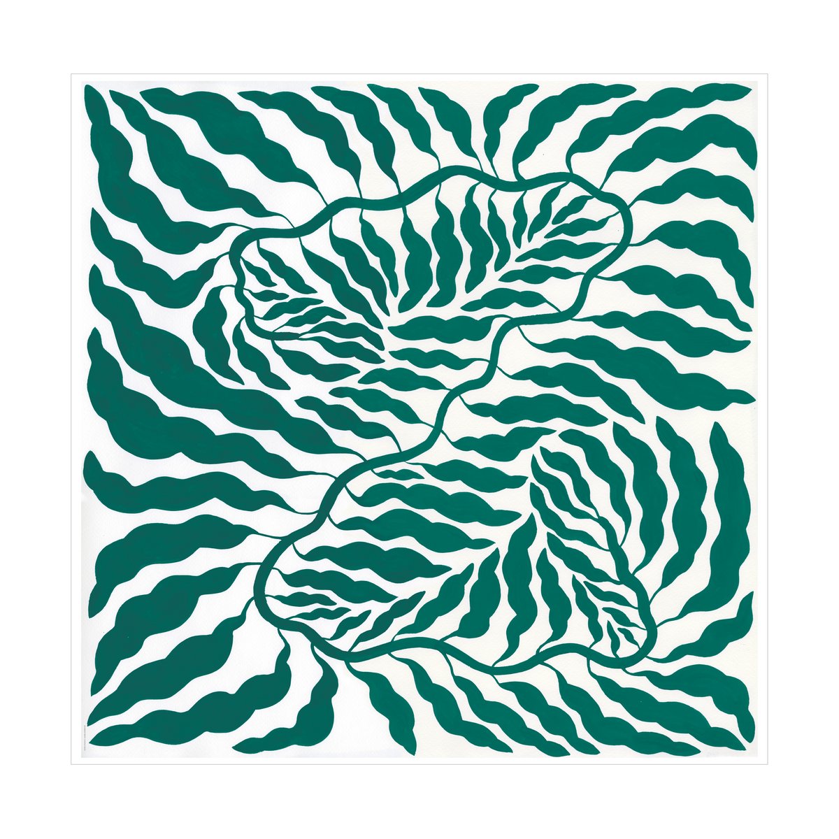 Fine Little Day Green Poster 70x70 cm