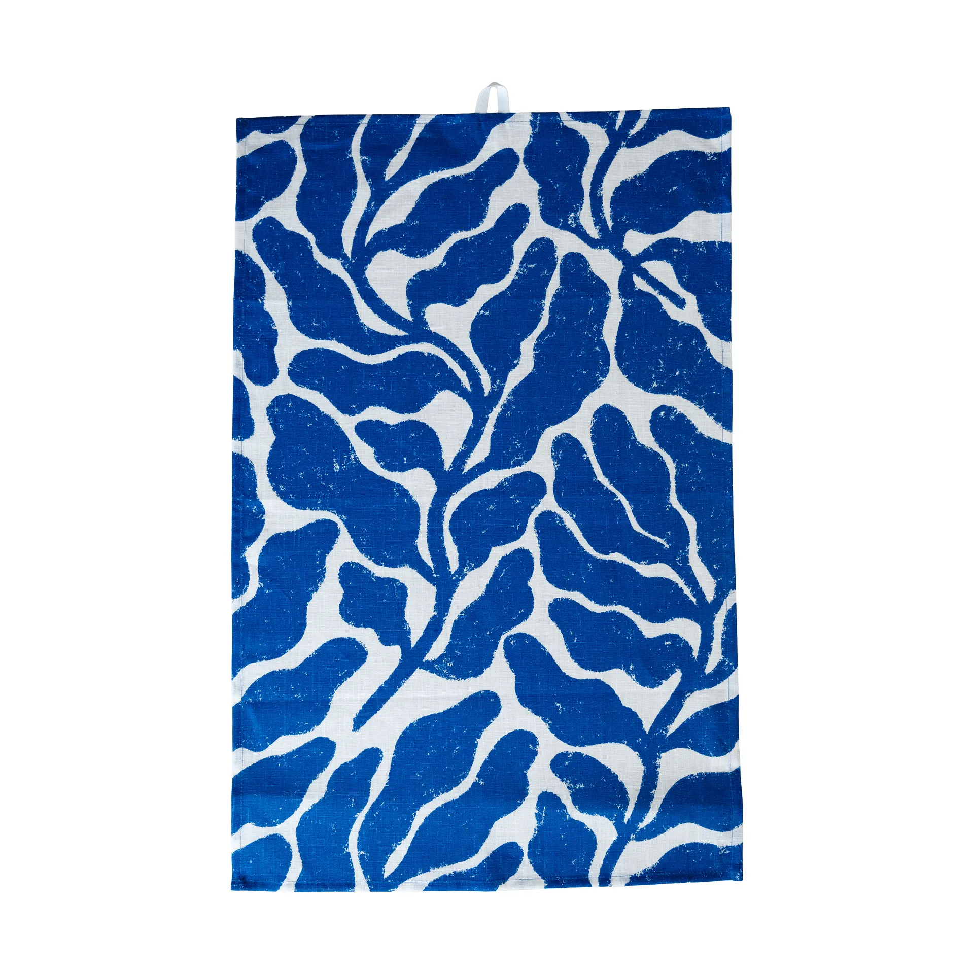 Leaves Küchentuch, Weiß-Blau, 47x70 cm Fine Little Day