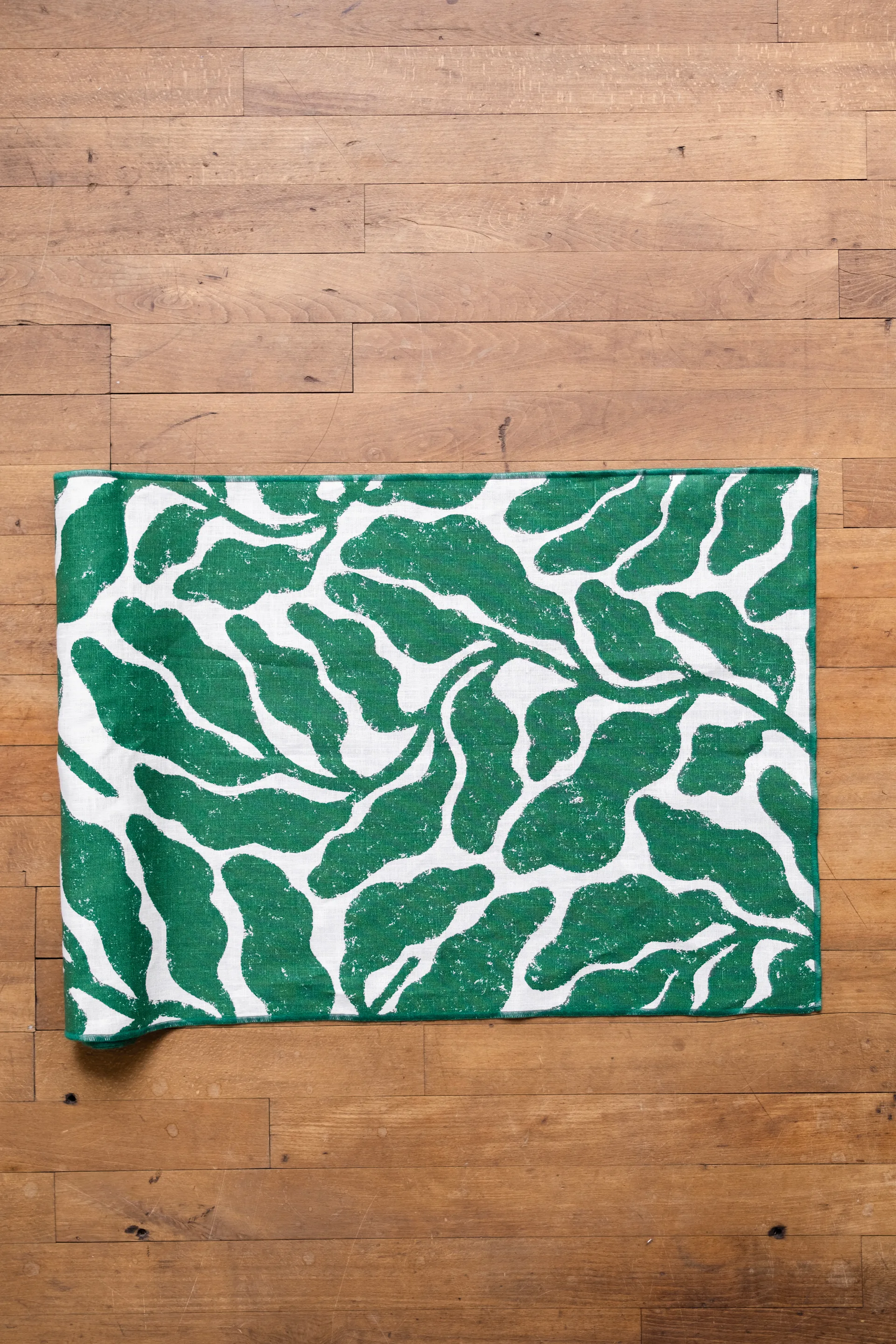 Leaves Läufer, Green, 45 x 180cm Fine Little Day