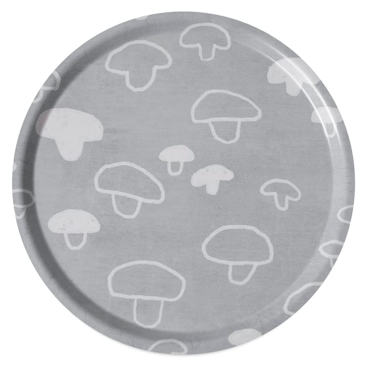 Mushroom Tablett 38cm - Grau-weiß - Fine Little Day