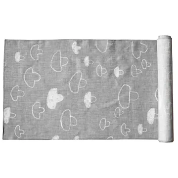 Mushroom Tischläufer Leinen - Grau - Fine Little Day