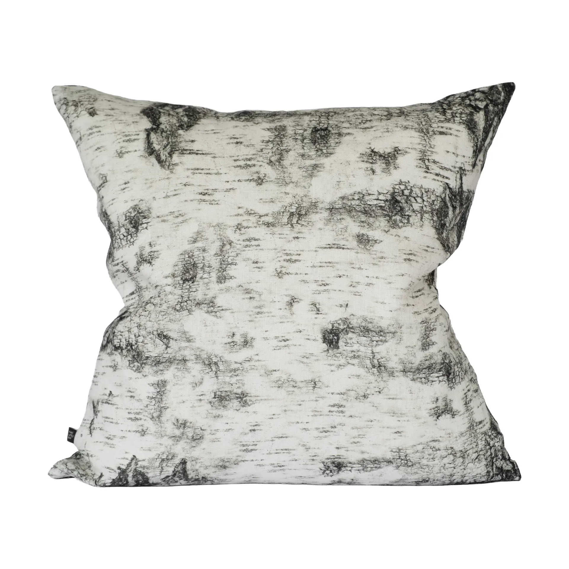 Näver Kissenbezug 48x48 cm, Black-white Fine Little Day