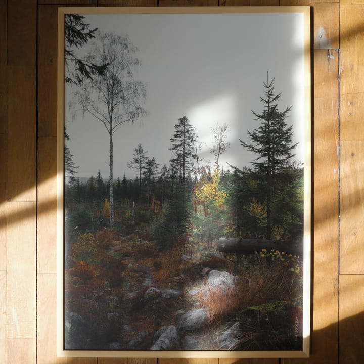 Norrland Poster 50 x 70cm - Grau-weiß - Fine Little Day