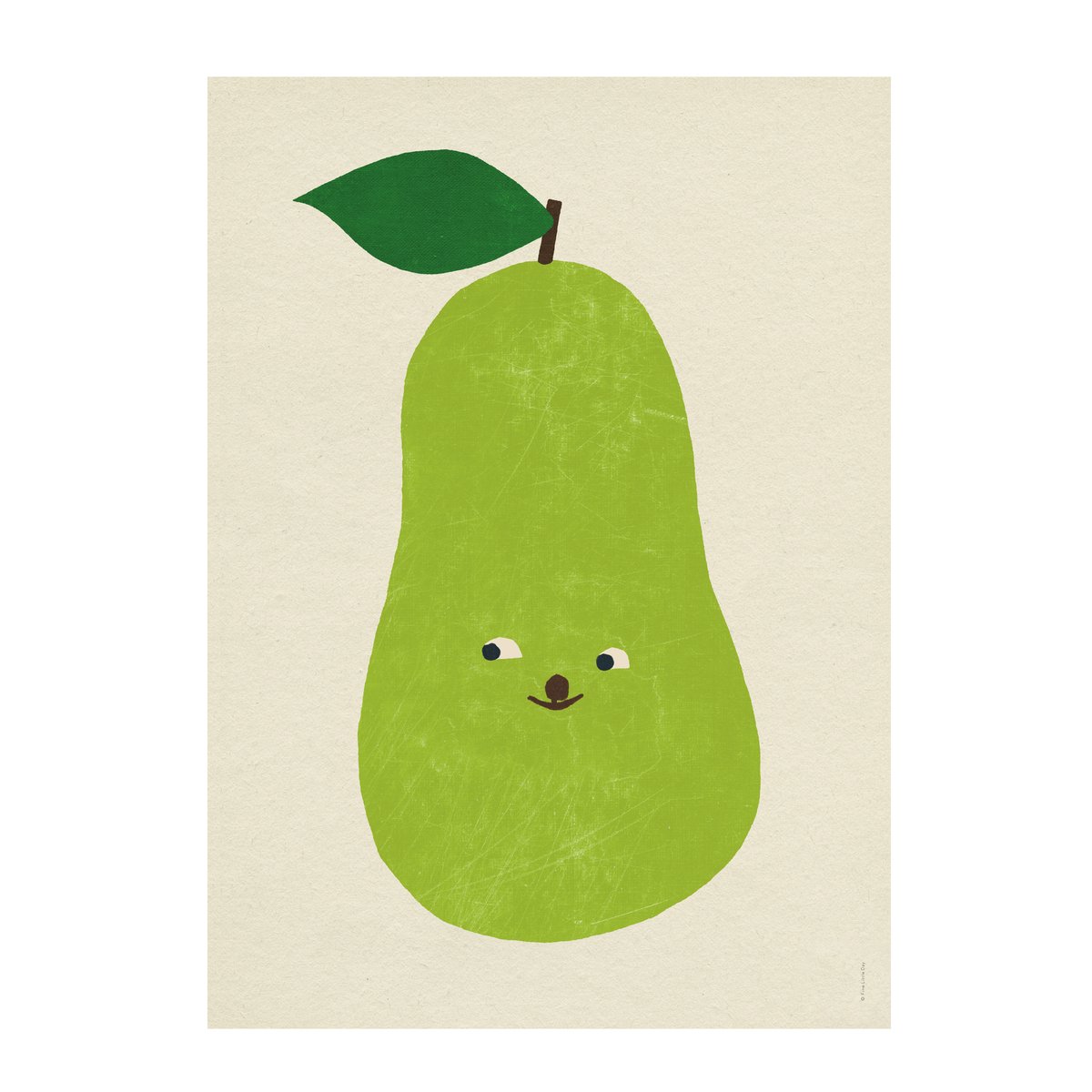 Fine Little Day Piggelin Poster 50 x 70cm | Skandinavisches Design | Poster | Grün