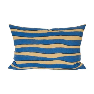 Rand Kissenbezug - Braun-Blau, 48,68 cm - Fine Little Day