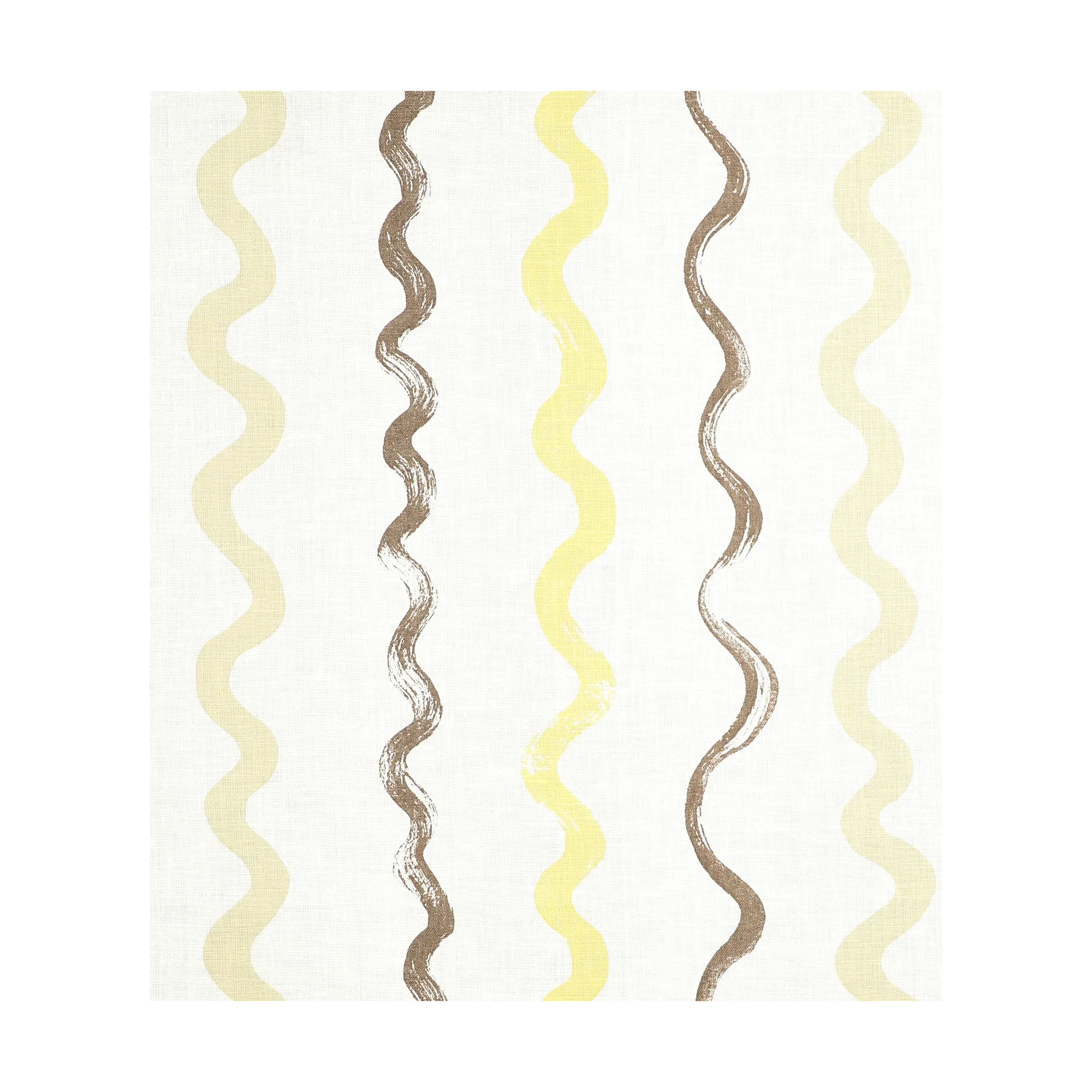 Randig Stoff, White-yellow Fine Little Day