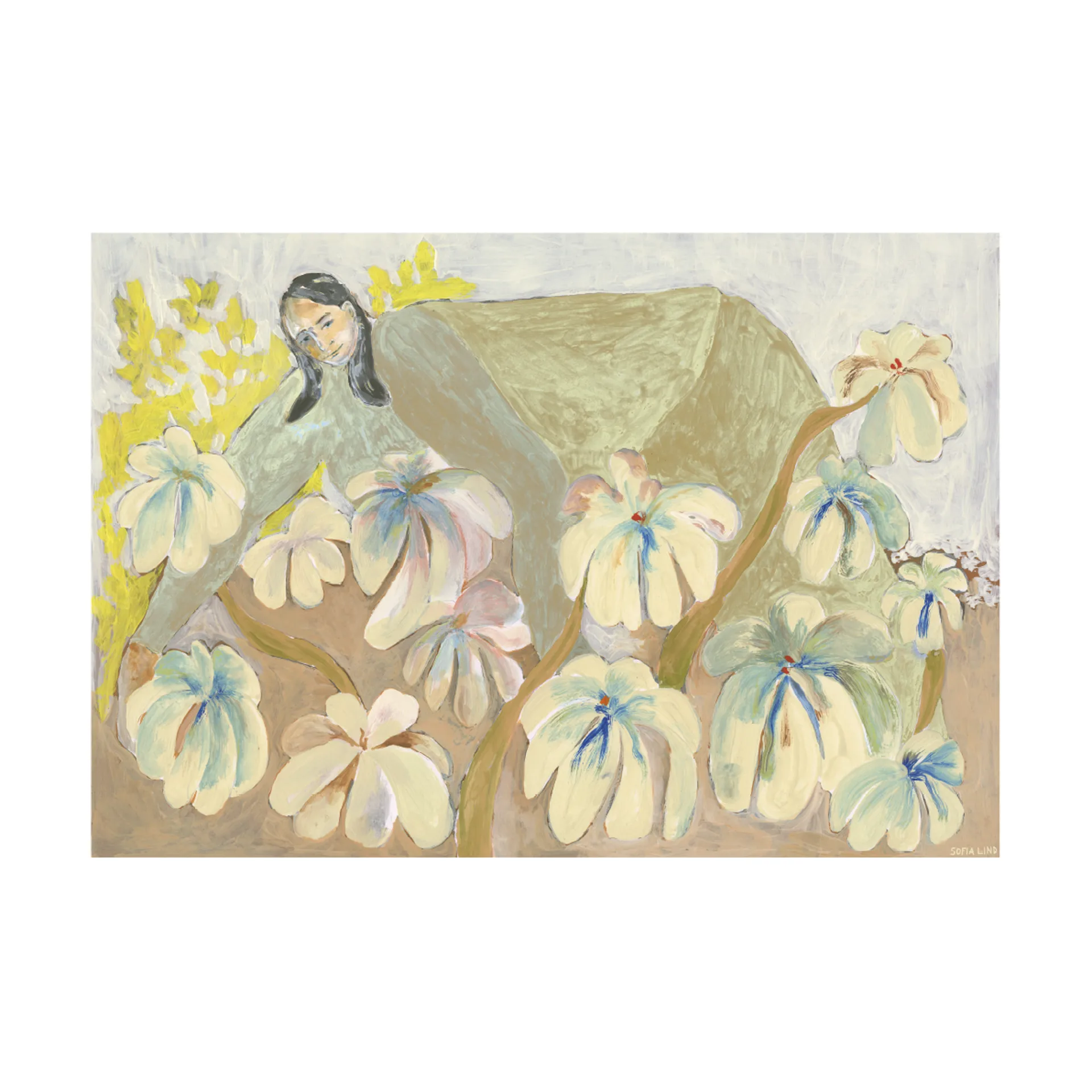 Rose garden Poster, 50 x 70cm Fine Little Day