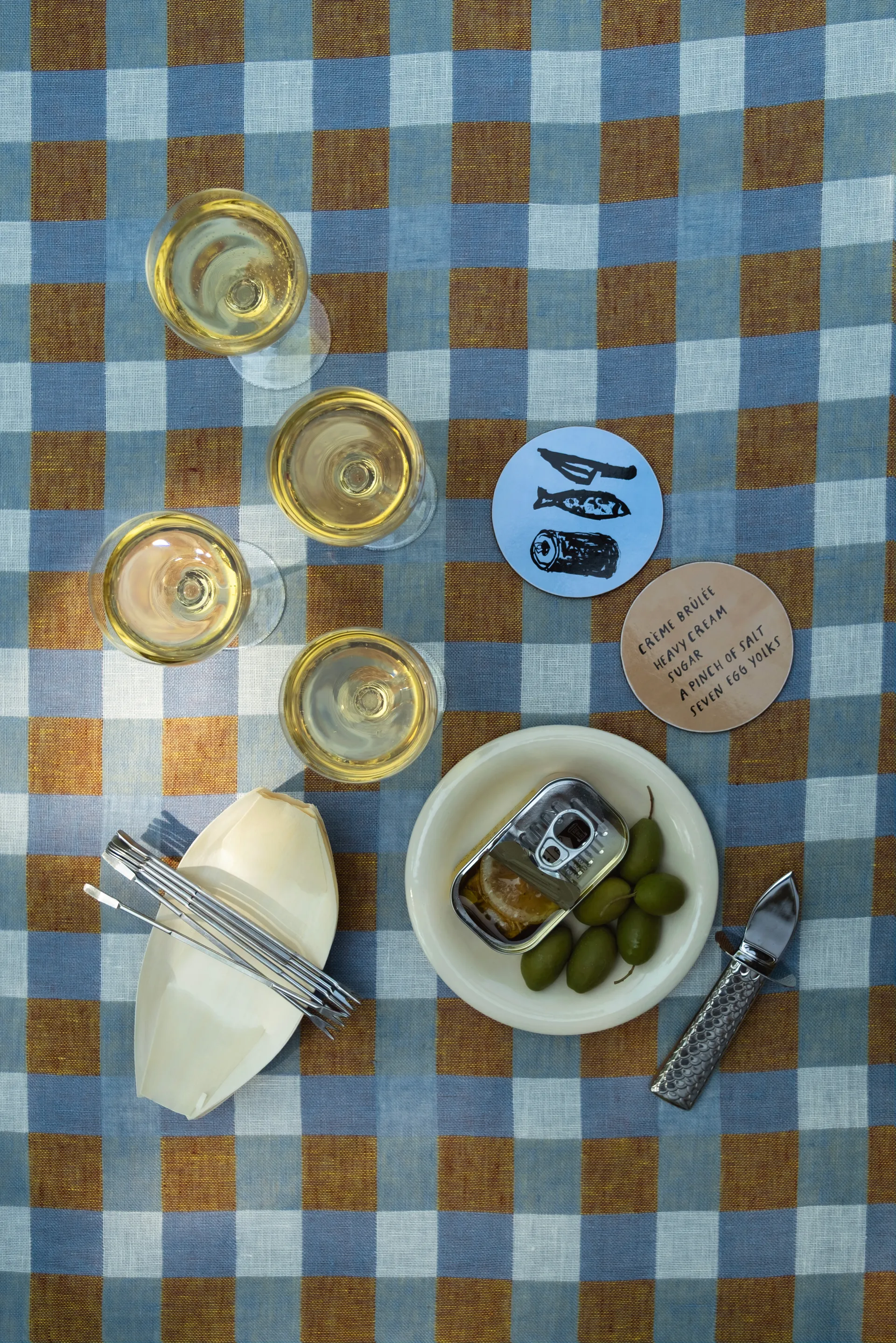 Rutan Tischdecke 147x250 cm, Oat Fine Little Day