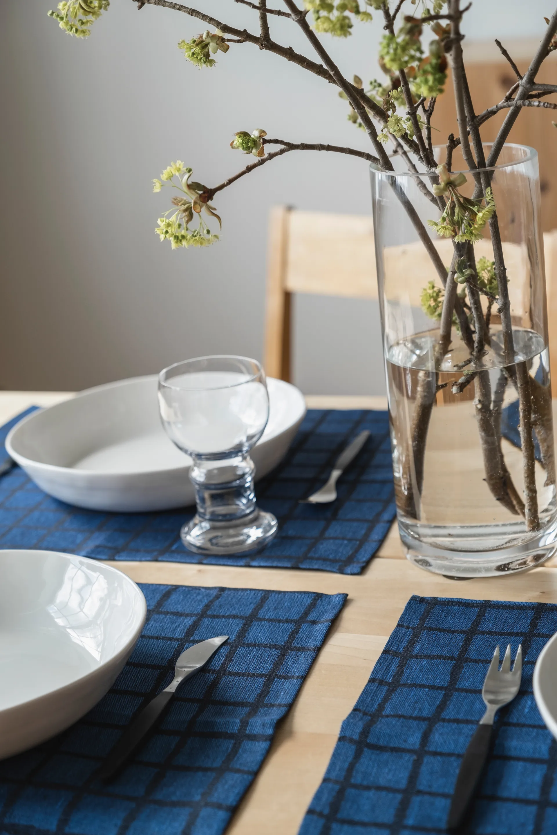 Rutig Platzdecke, Blue-black Fine Little Day
